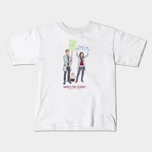 Fitzsimmons - Science March (With Title) Kids T-Shirt